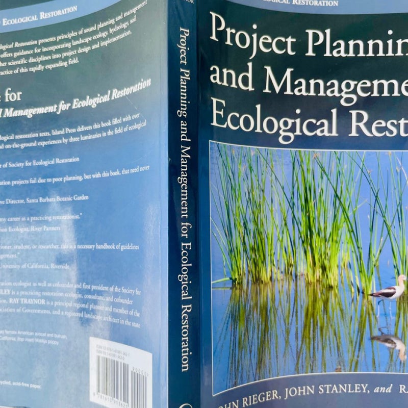 Project Planning and Management for Ecological Restoration