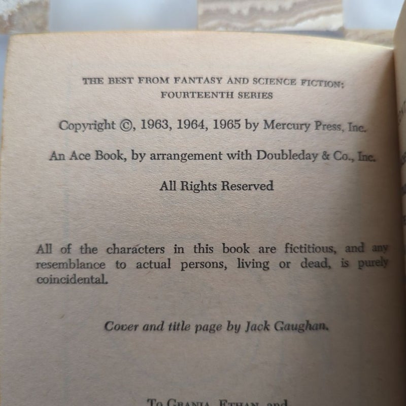 The Best Fantasy and Science Fiction 14th Series