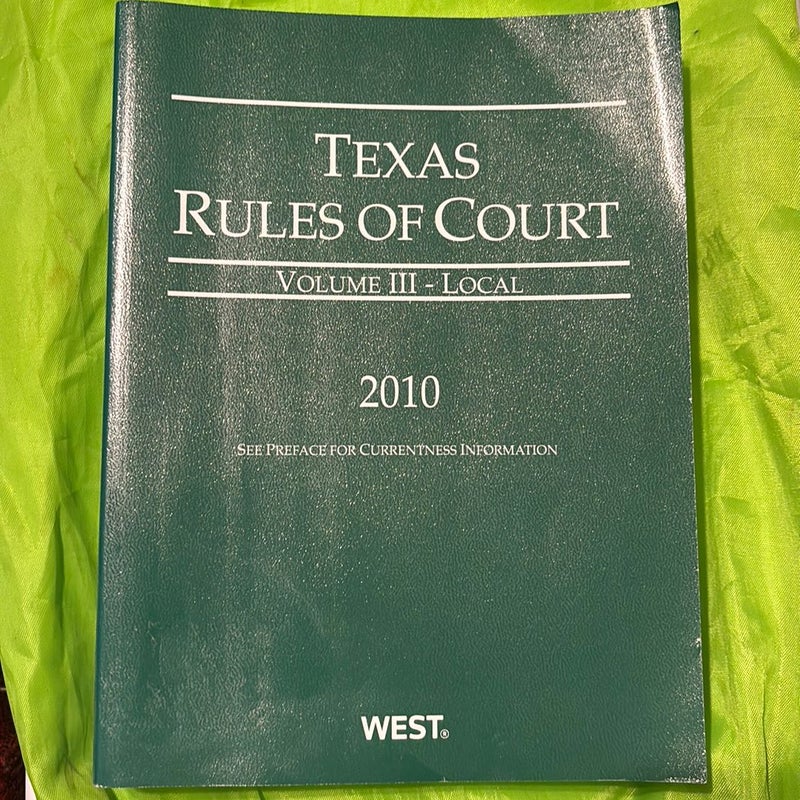 Texas Rules of Court