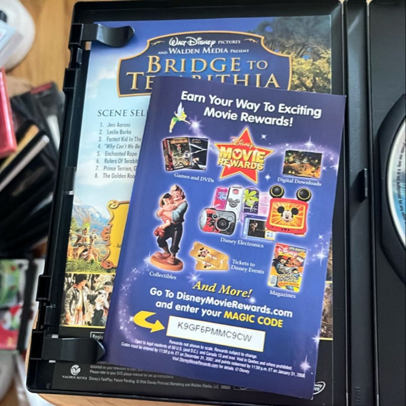 Bridge to Terabithia DVD