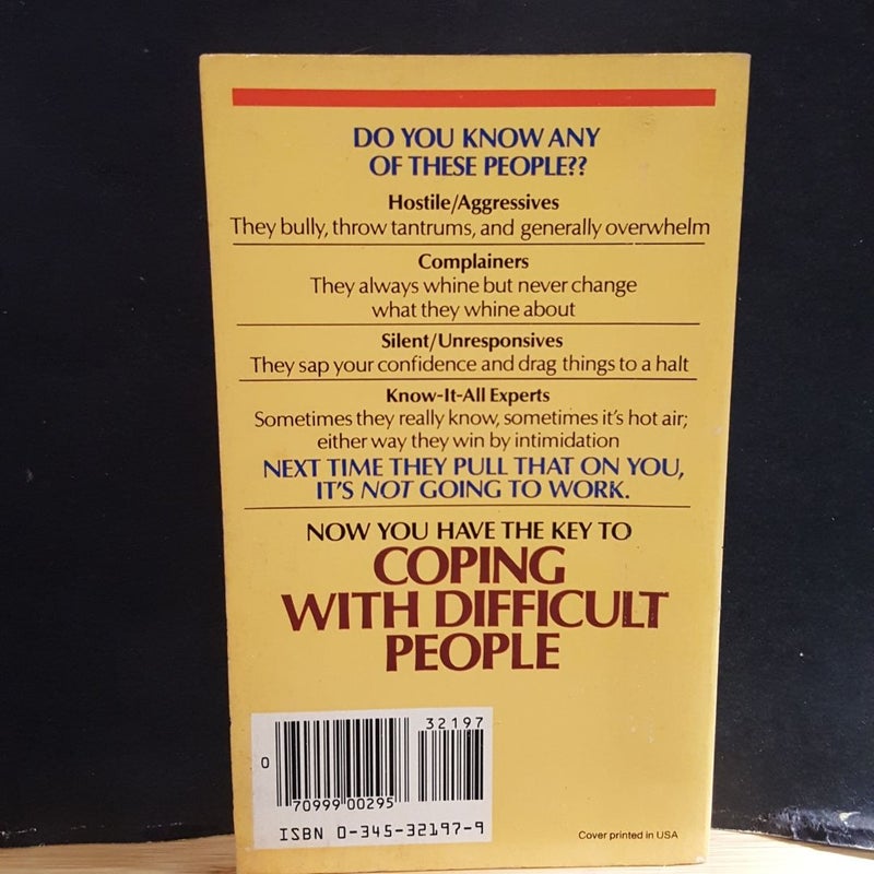 Coping with difficult people