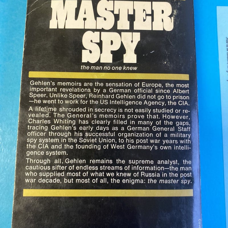 Gehlen: Germany’s Master Spy