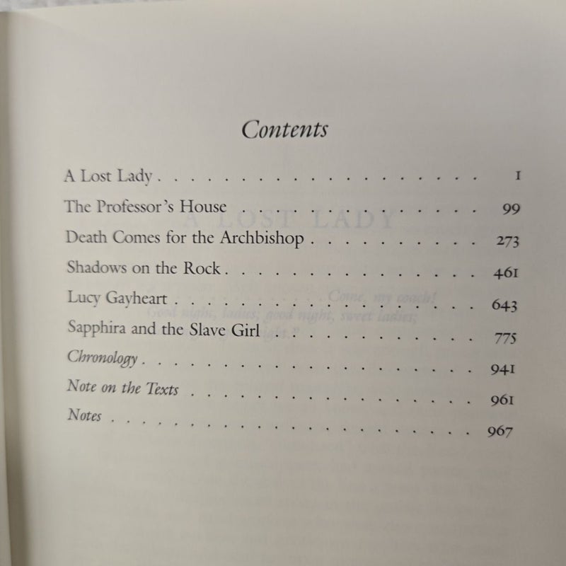 Willa Cather: Later Novels (LOA #49)