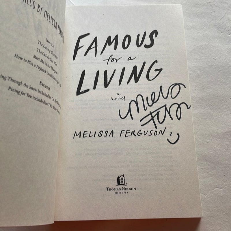 Famous for a Living - signed