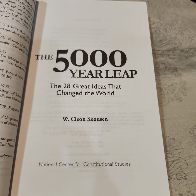 The 5000 Year Leap