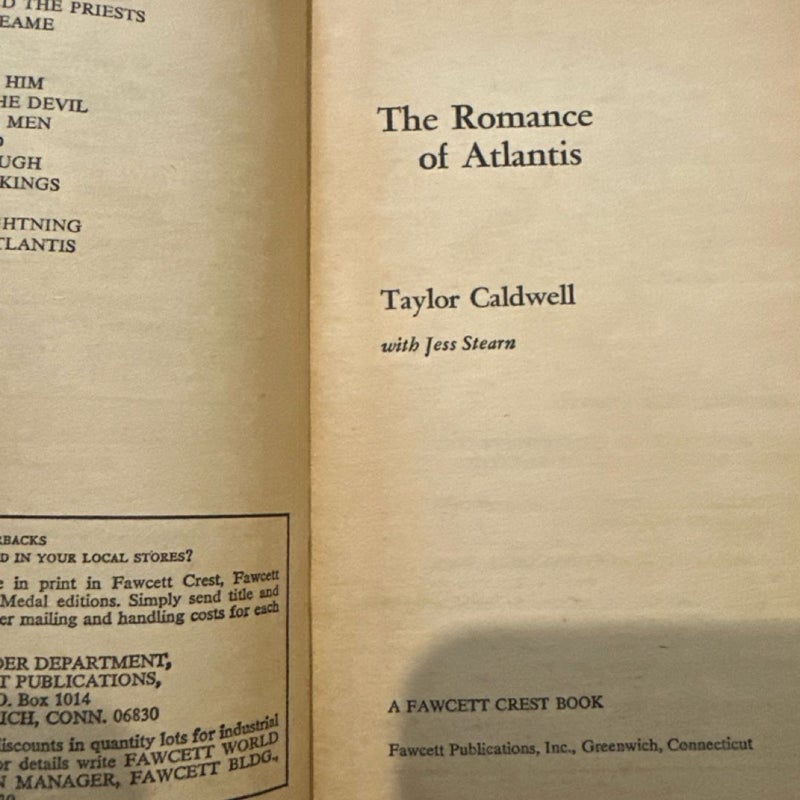 The Romance of Atlantis