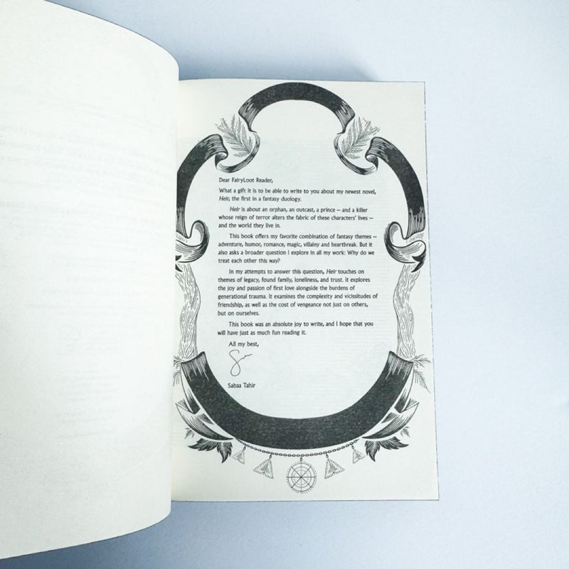 Heir (Fairyloot Exclusive Edition with page overlays!)