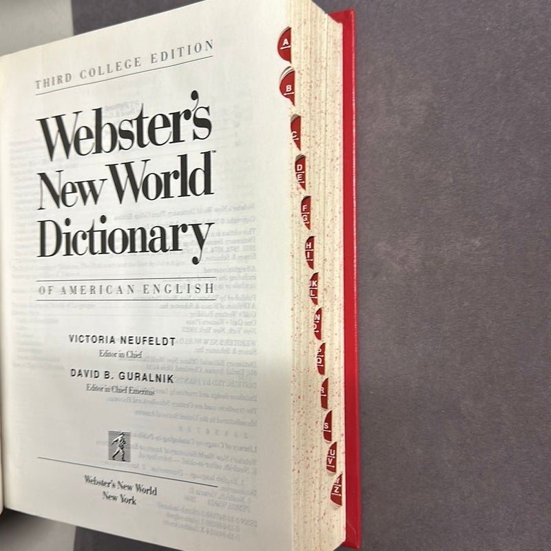 Webster's New World Dictionary