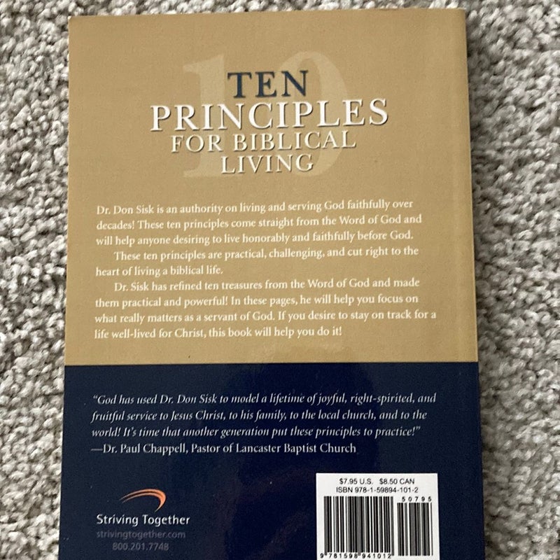 Ten Principles for Biblical Living