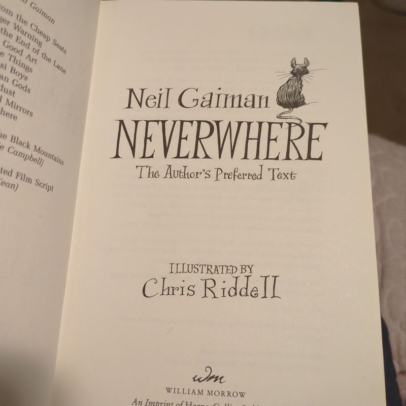 Neverwhere Illustrated Edition