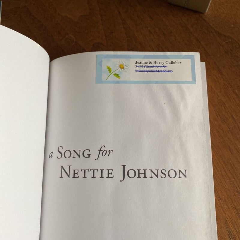 A Song for Nettie Johnson