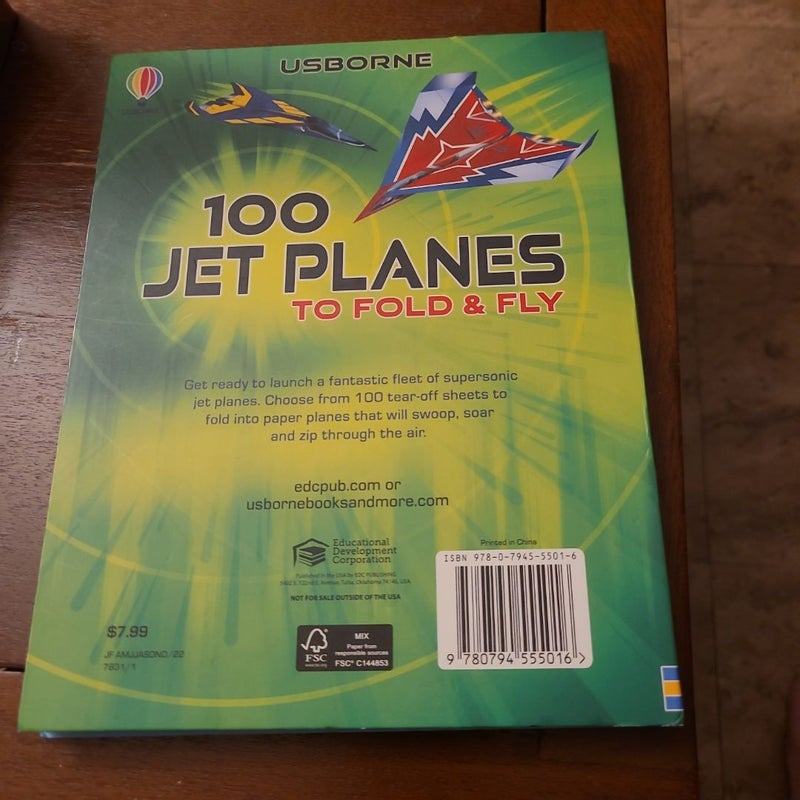 100 Jet Planes To Fold & Fly