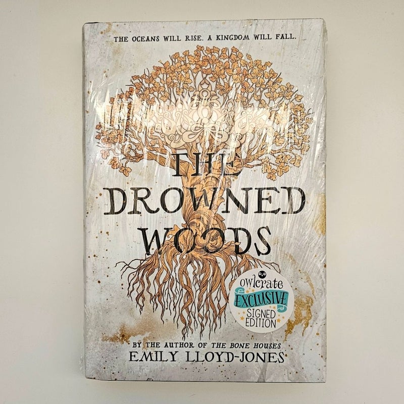 NEW Owlcrate The Drowned Woods Signed Special First Edition