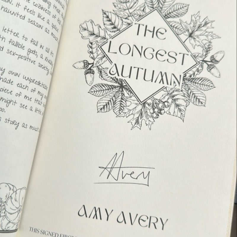 The Longest Autumn (Owlcrate Edition)