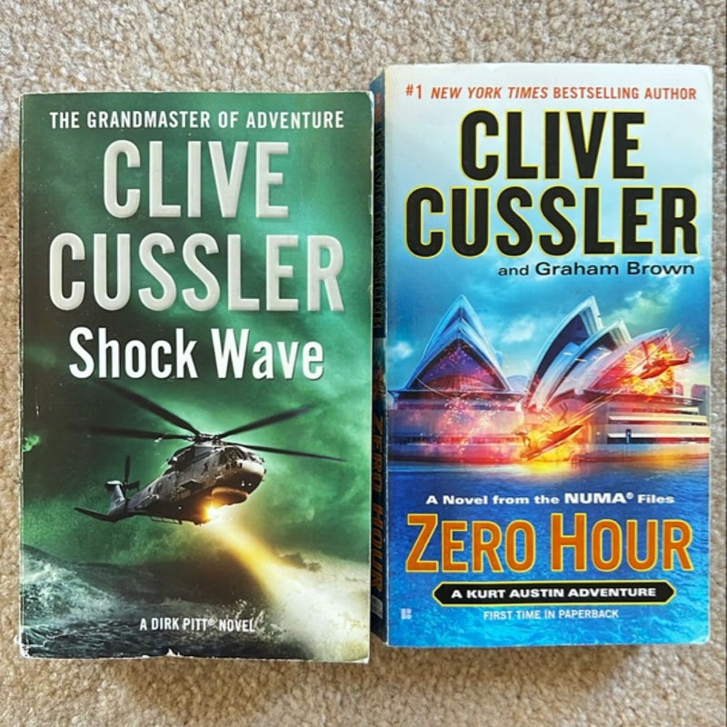 Clive Cussler 2 Book Bundle