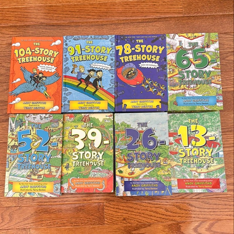 Lot/ Bundle of 8 Story Treehouse Books