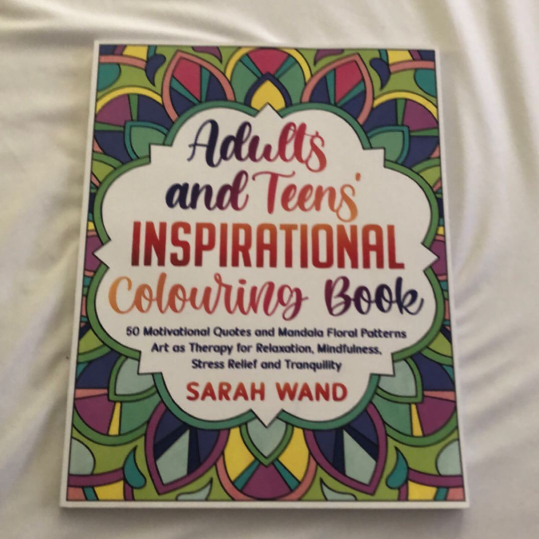 Adults and Teens' Inspirational Colouring Book