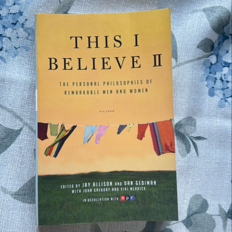 This I Believe II