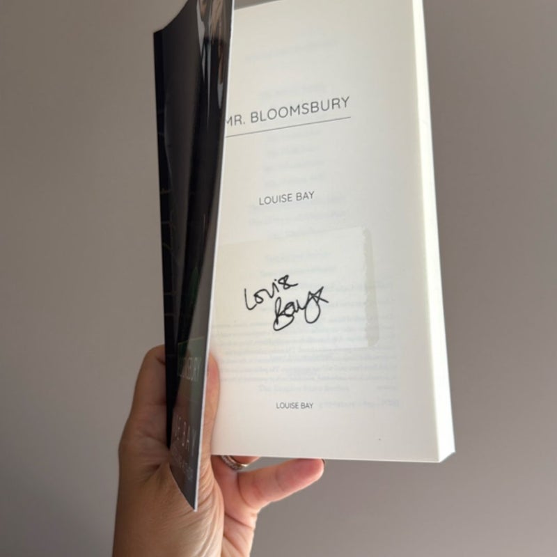 Mr. Bloomsbury - SIGNED COPY