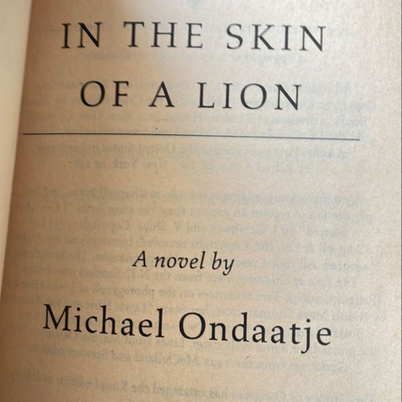 In the Skin of a Lion