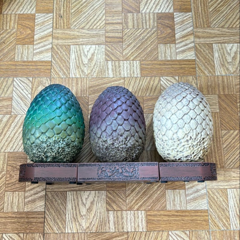 Game of Thrones Dragon Egg 3-Piece Book Ends
