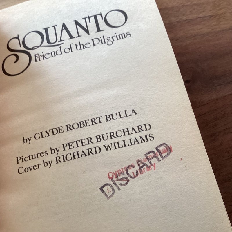 Squanto, Friend of the Pilgrims