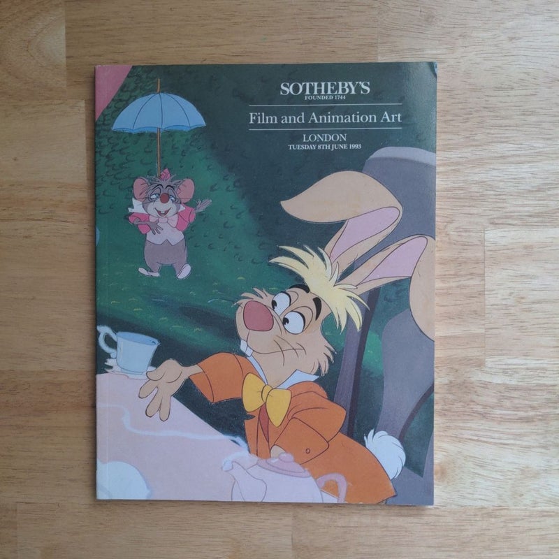 Sotheby's Auction Catalog - June 1993: Film and Animation Art