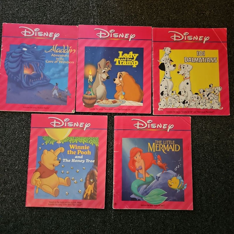 Disney storybooks- set of 5