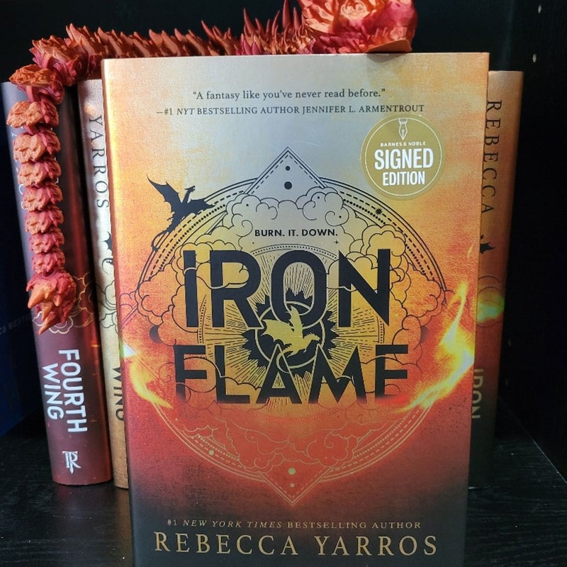 SIGNED Iron Flame -FULL SIGNITURE 