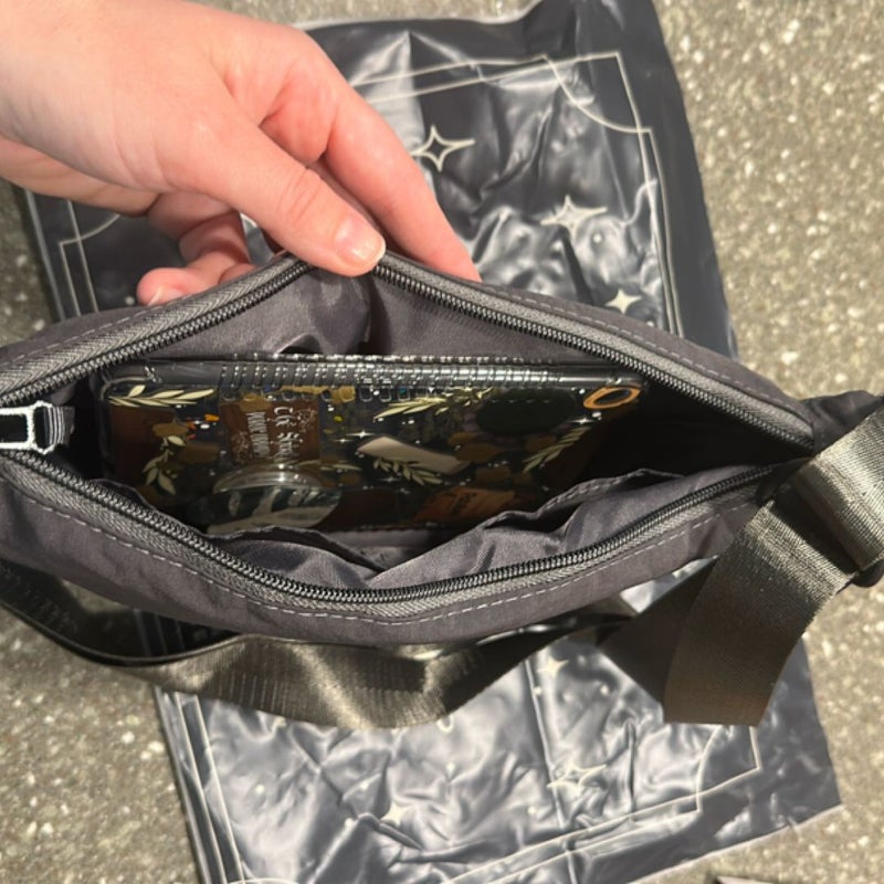 Defy the stars crescent bag zodiac academy bookishbox