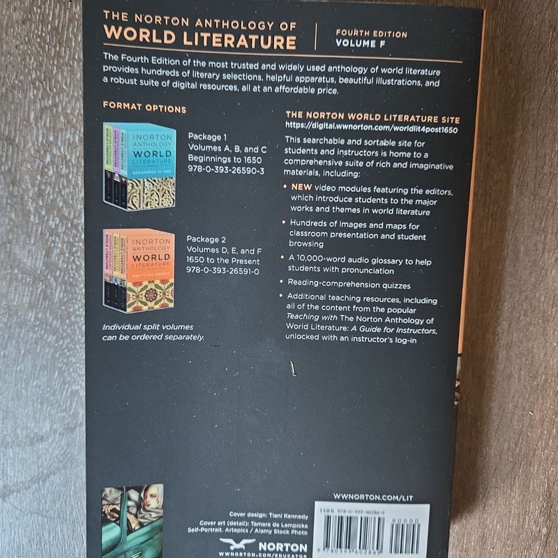 The Norton Anthology of World Literature