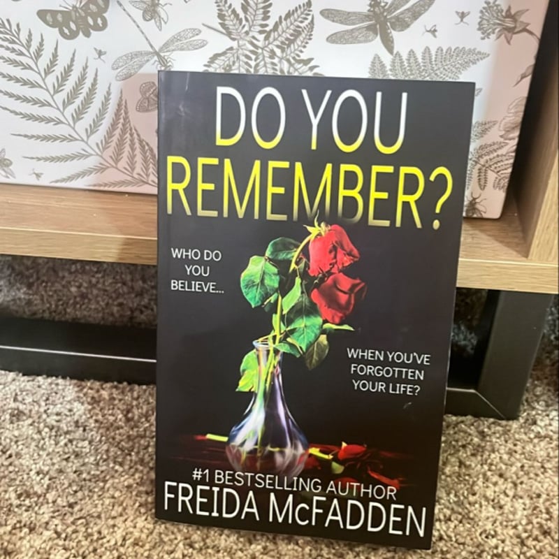 Do you remember by freida mcfadden