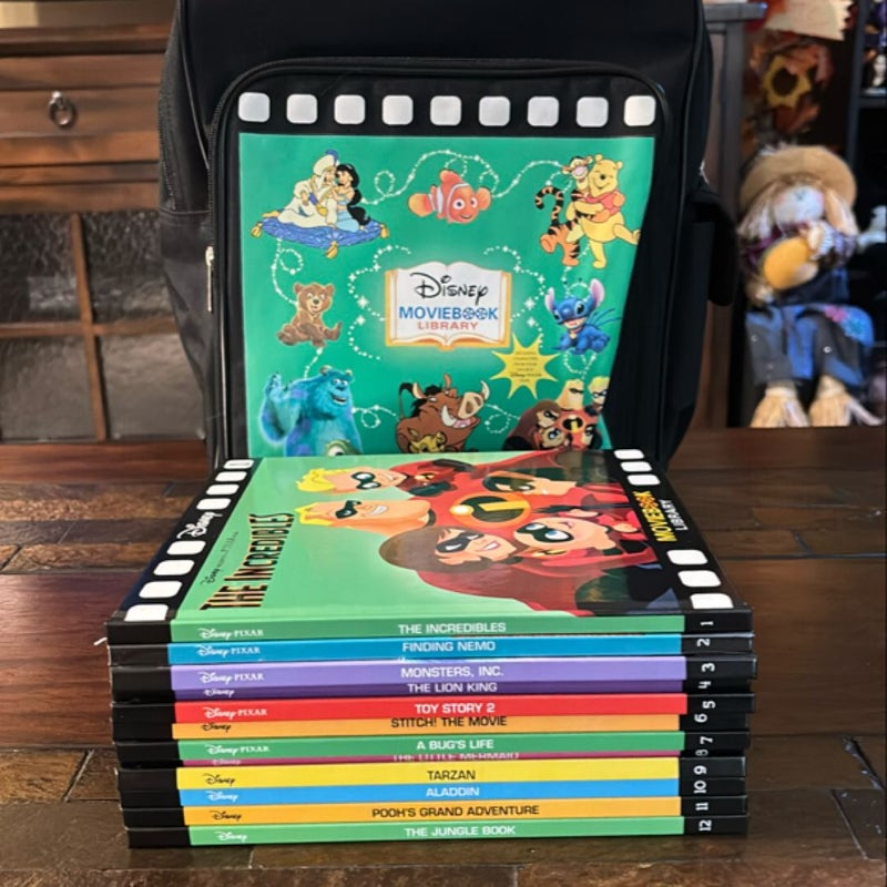 Disney MovieBook Library with Backpack 