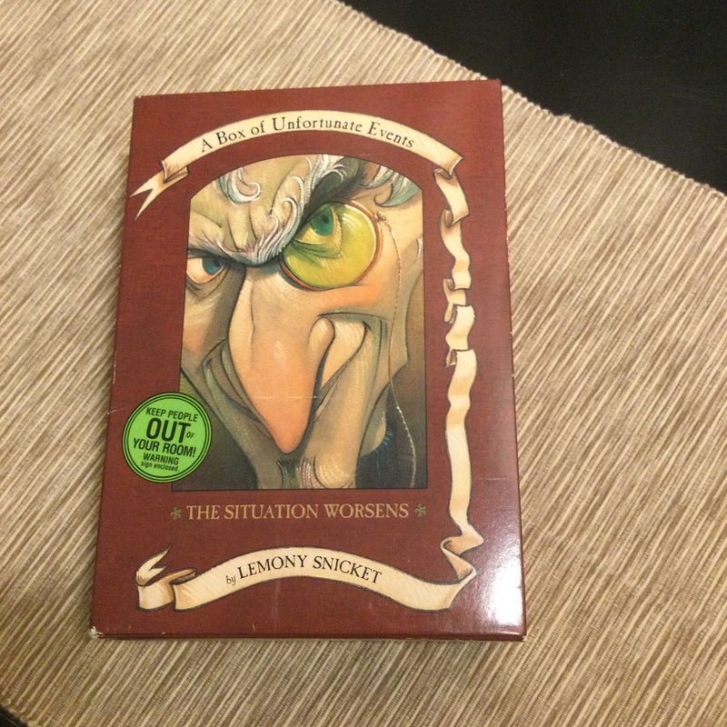 A Series of Unfortunate Events Boxed Set of 3 Books  (Books 4-6)  