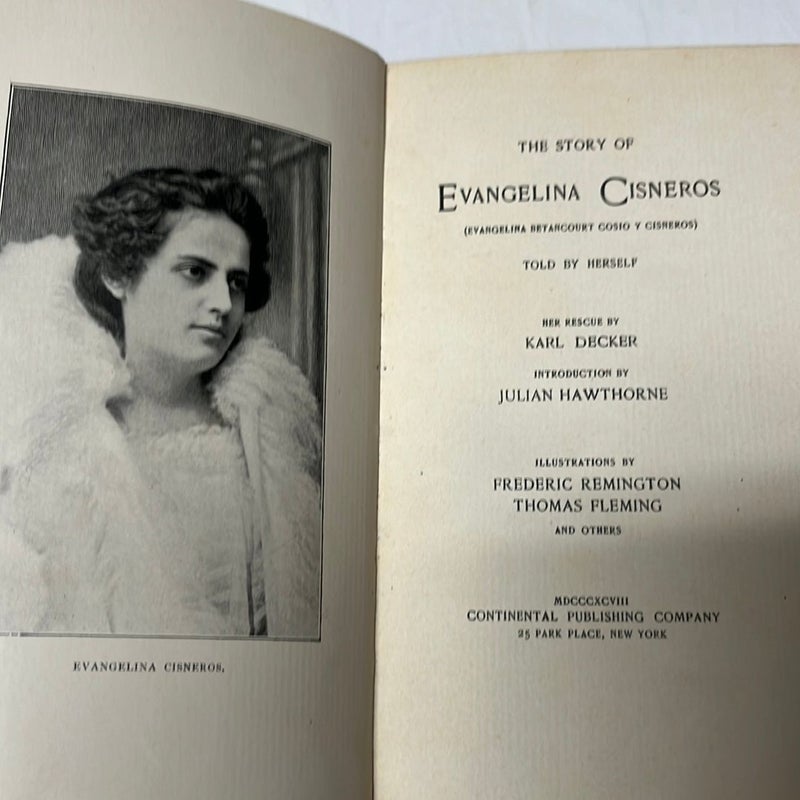 The Story Of Evangelina Cisneros (1897)