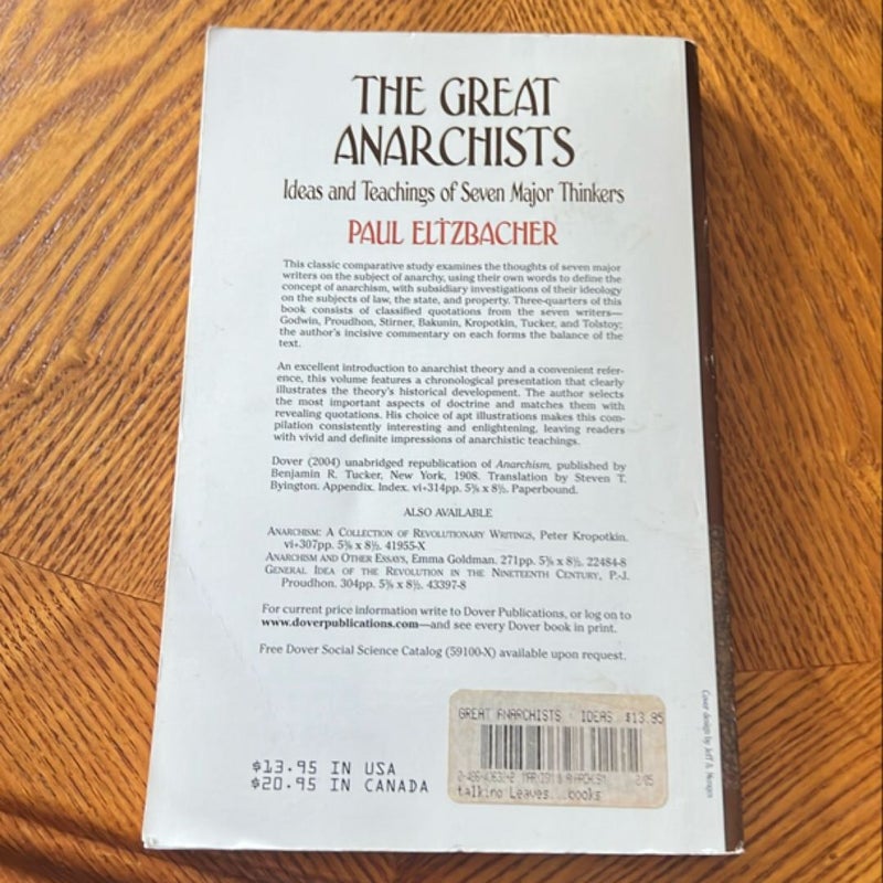 The Great Anarchists