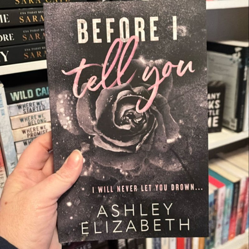 Before I Tell You - Signed Copy