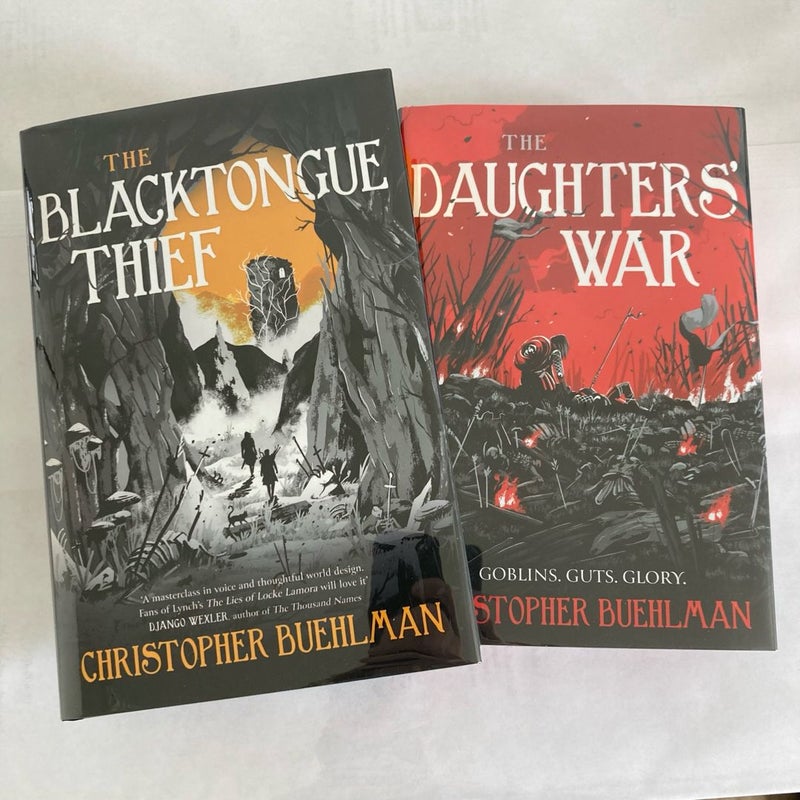 The Blacktongue Thief & The Daughter’s War BROKEN BINDING SIGNED #157 SOLD OUT