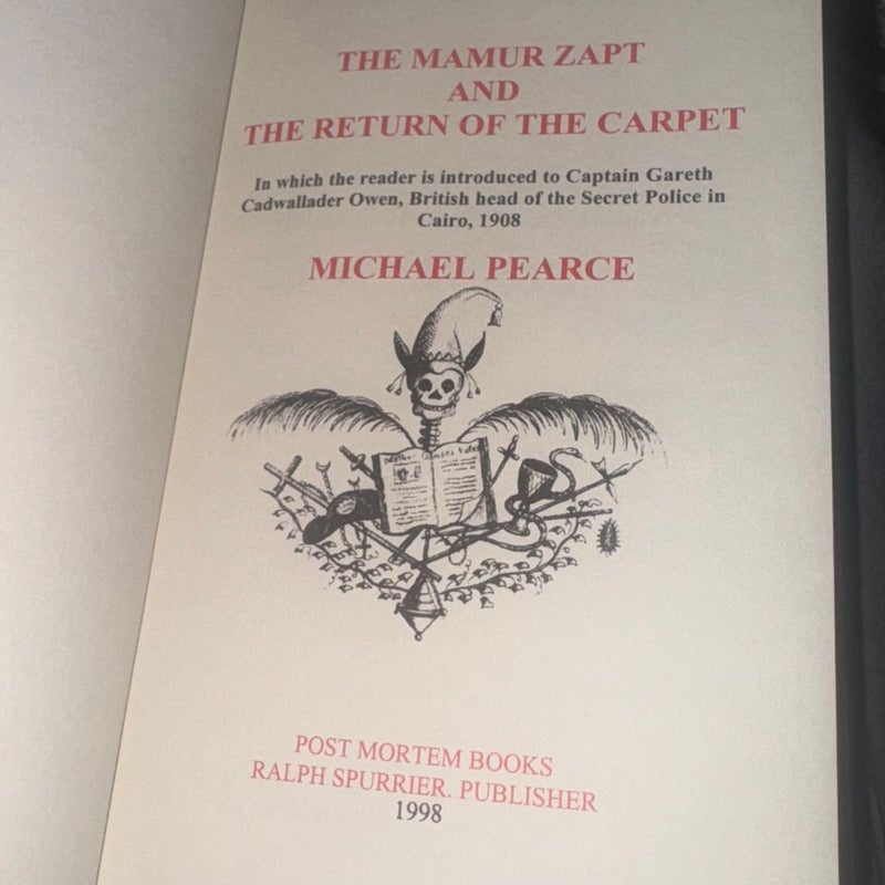 Mamur Zapt and The Return of The Carpet SIGNED 