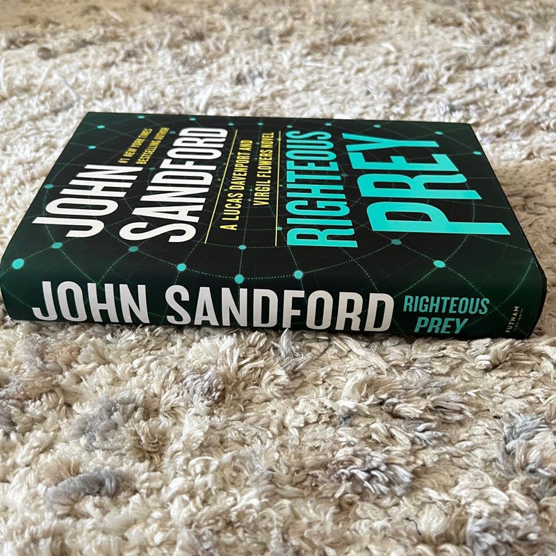 Righteous Prey John Sandford Hardback with dust cover