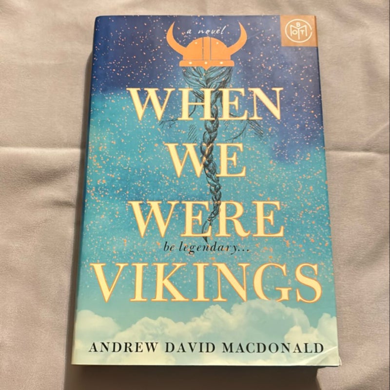 When We Were Vikings book of the month edition