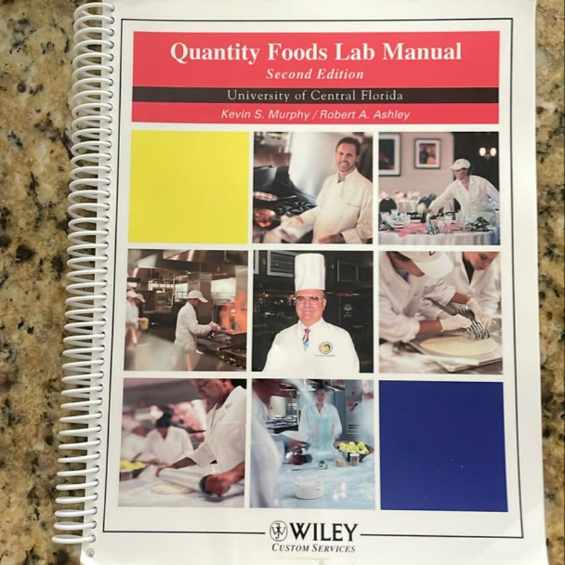 Quantity Foods Lab Manual 