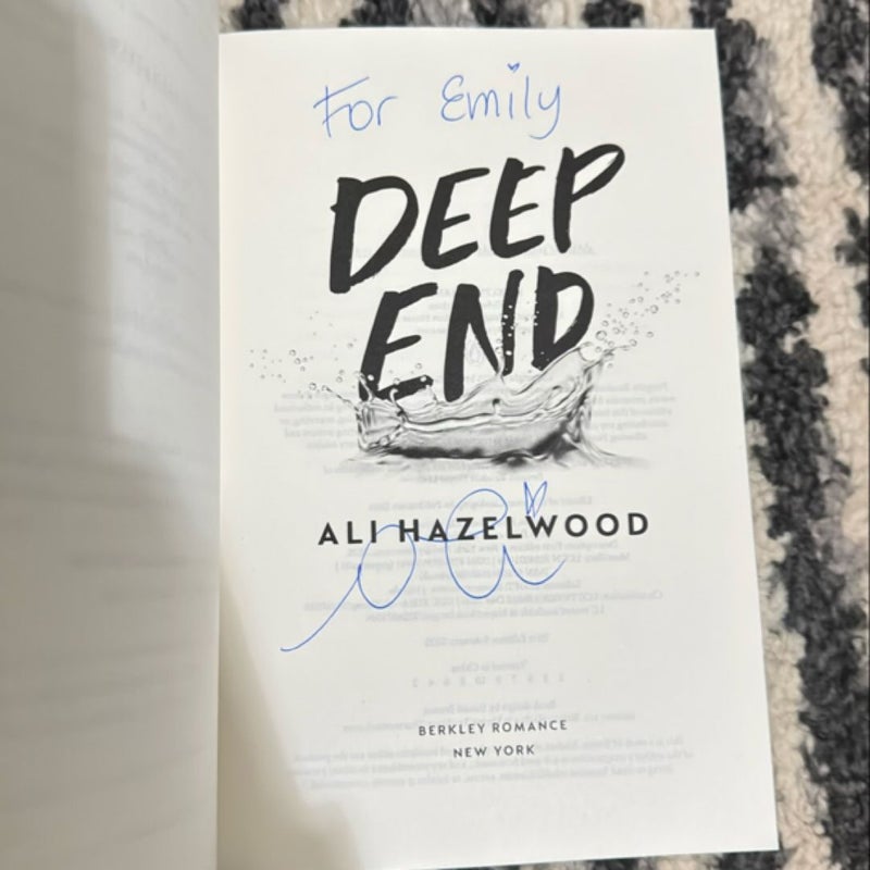 Deep End **SIGNED & PERSONALIZED**