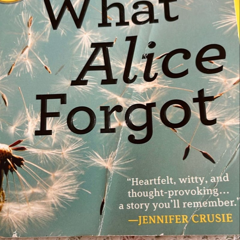 What Alice Forgot