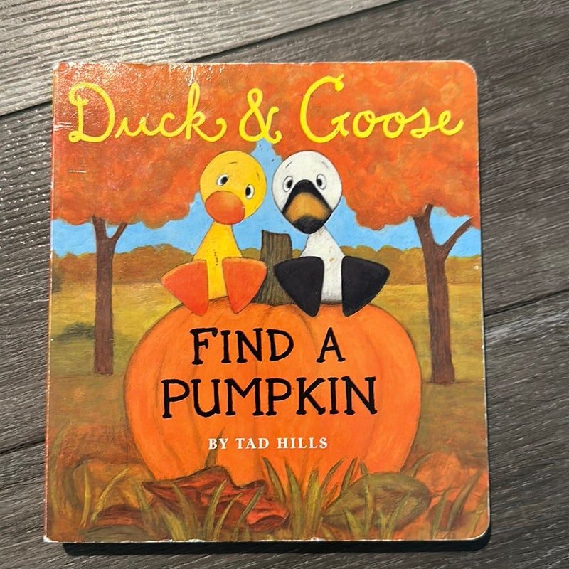 Duck and Goose Find a Pumpkin