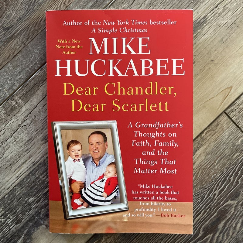 Dear Chandler, Dear Scarlett