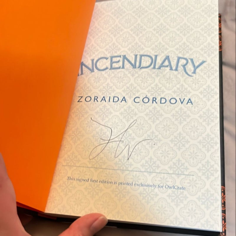 Incendiary- Signed OwlCrate Edition