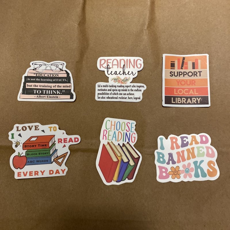 Add on Book stickers