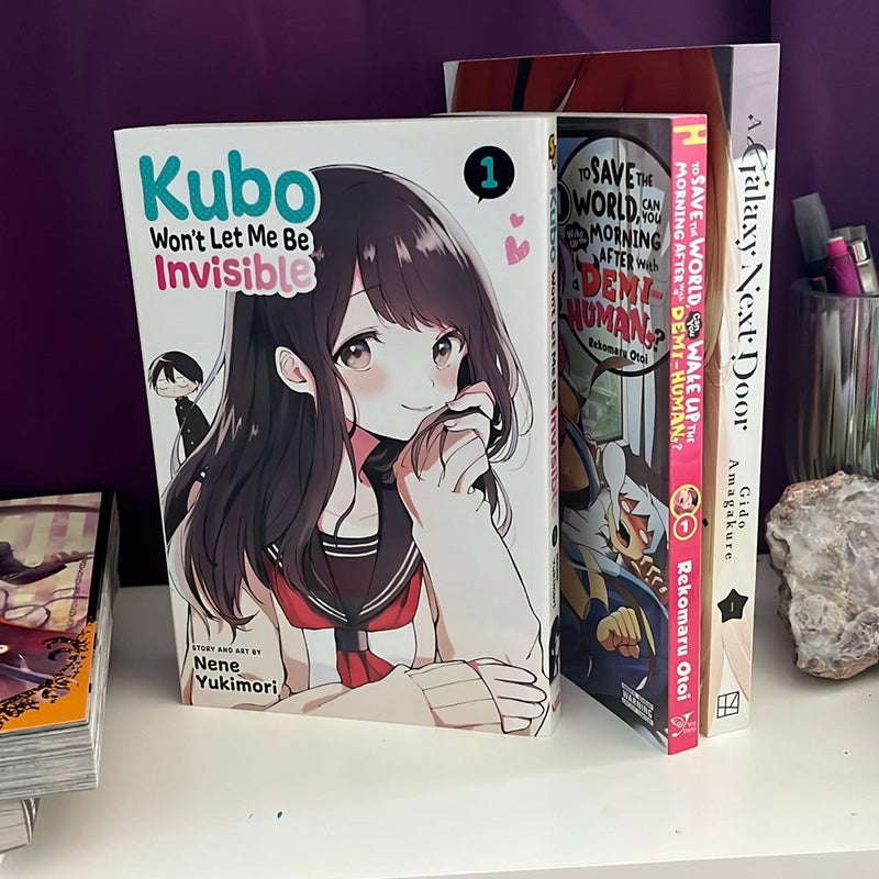 Kubo Won't Let Me Be Invisible, Vol. 1 black clover, animal crossing, ghost reaper girl, galaxy next door