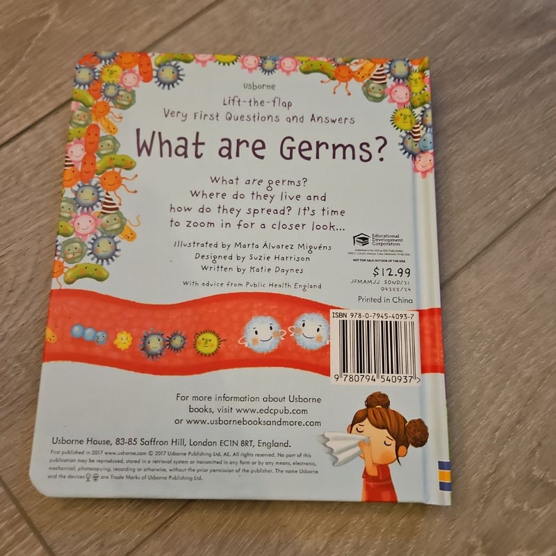 Lift-The-Flap Very First Questions and Answers What Are Germs?